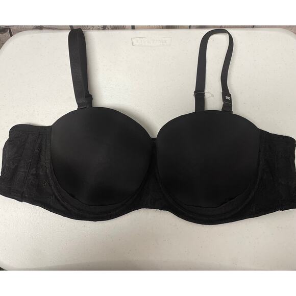 NEW Torrid Curve Black Strapless Multiway Bra Size 50C - Picture 2 of 8